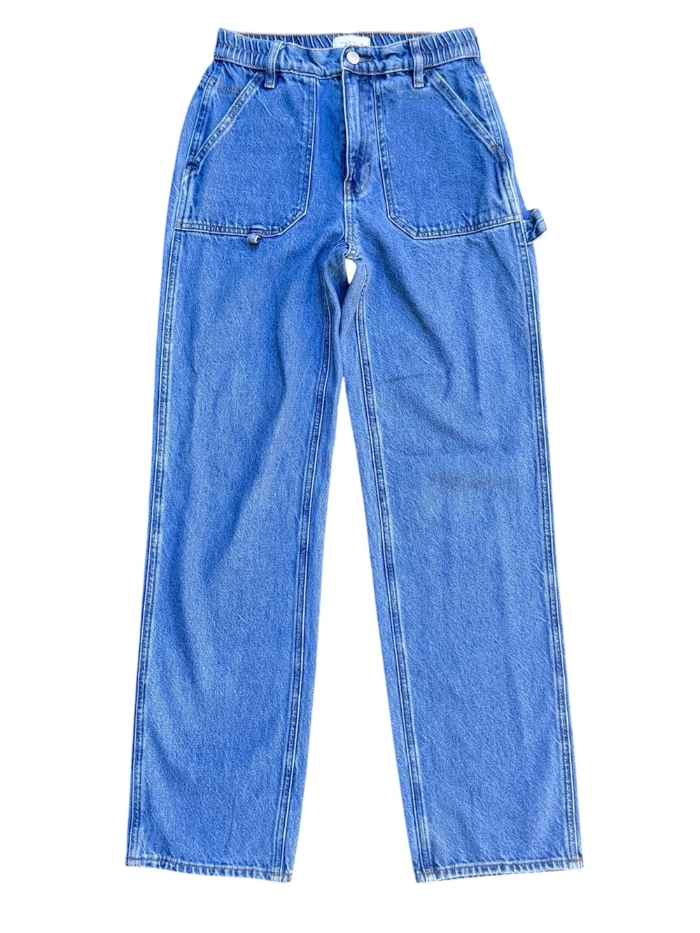 Like new PacSun 90’s boyfriend elastic waist carpenter jeans. Size XS.